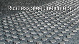 Rustless steel indicators